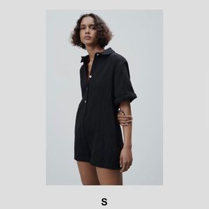 Zara Black Romper